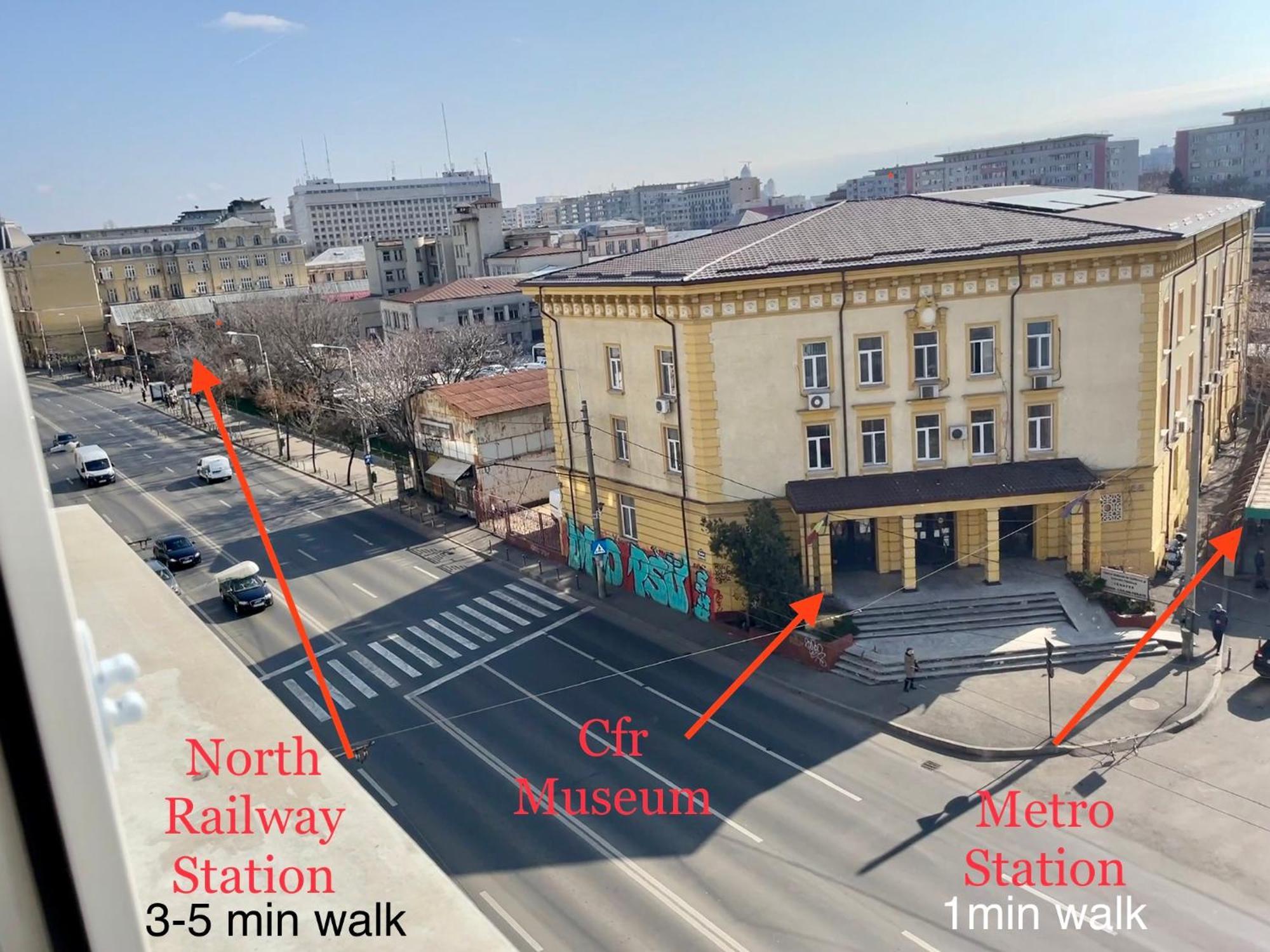 2 Vis-A-Vis Studio - Gara De Nord Bukarest Kültér fotó